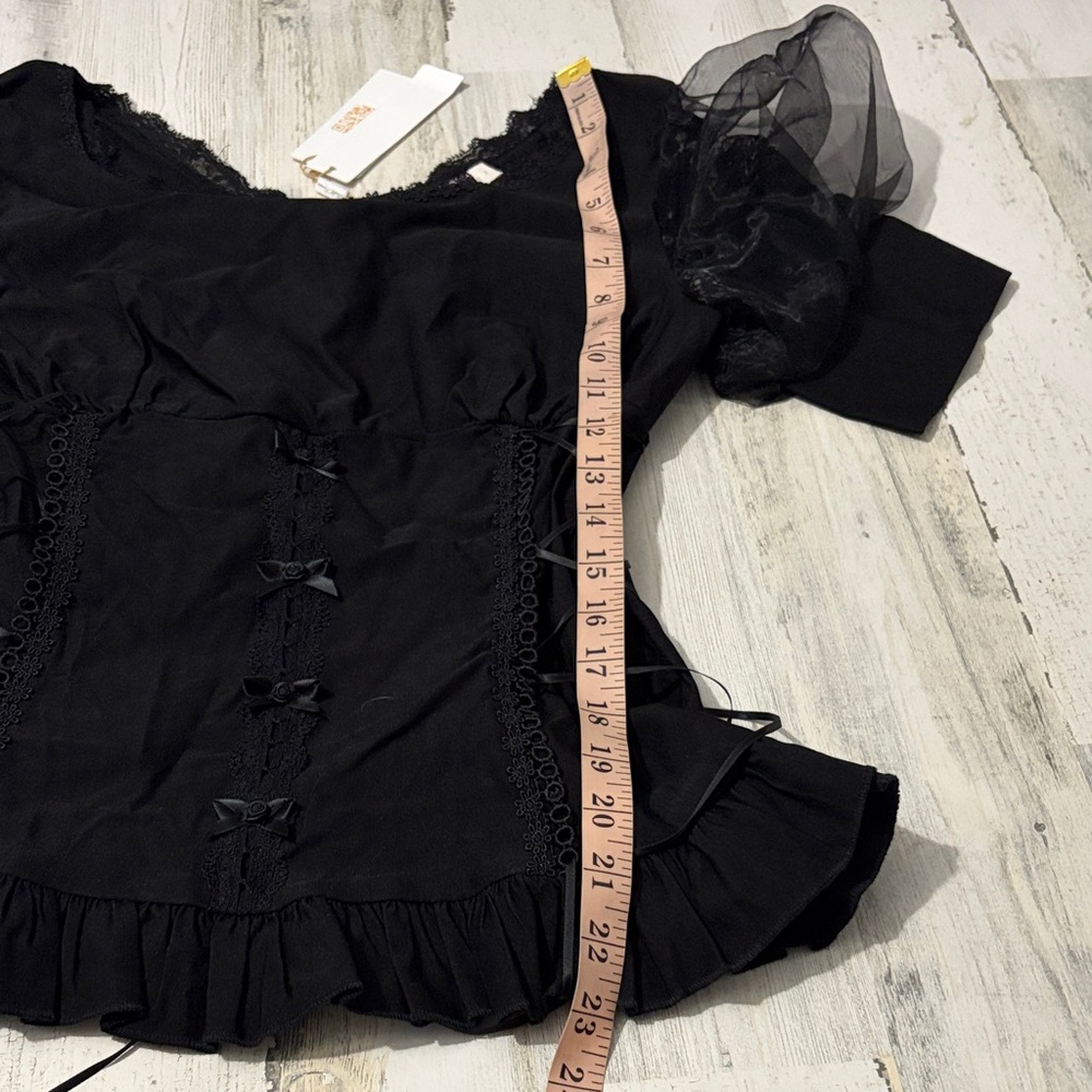 Belle Poque Retro Vintage Gothic Corset Style Top   NWT - Picture 12 of 12